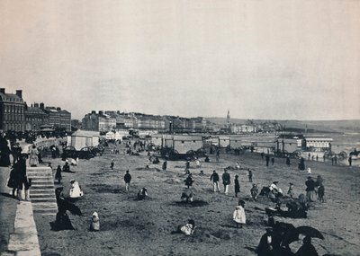 Weymouth – Widok ogólny miasta i plaży, 1895 autorstwa Unbekannt