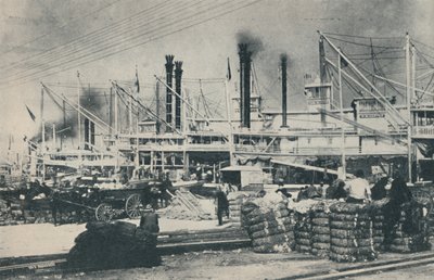 Kiedy ładowano bawełnę, las wież i kominów, 1937 autorstwa Unbekannt