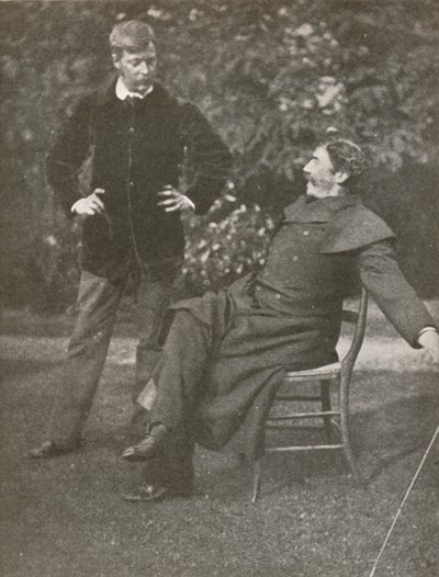 Whistler i Menpes, ok. 1885, 1904. autorstwa Unbekannt