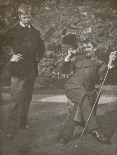 Whistler i Menpes, ok. 1885, 1904. autorstwa Unbekannt