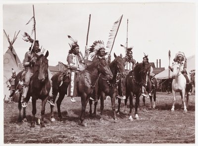 Pokaz Dzikiego Zachodu, ok. 1905 autorstwa Unbekannt