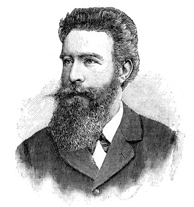 Wilhelm Konrad von Rontgen, niemiecki fizyk, 1902. autorstwa Unbekannt