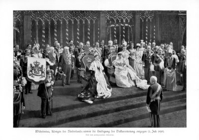 Wilhelmina z Holandii, 1880-1962, 5 lipca 1898, 1900 autorstwa Unbekannt