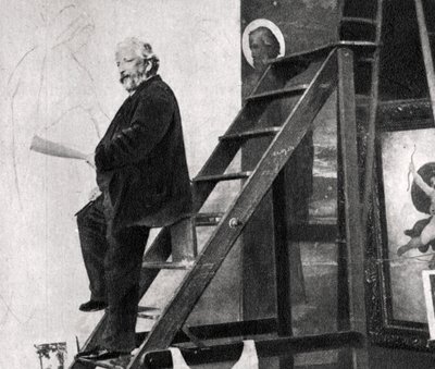 William-Adolphe Bouguereau, francuski artysta, 1900 autorstwa Unbekannt
