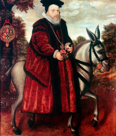 William Cecil, 1. baron Burghley 1520-1598, angielski mąż stanu autorstwa Unbekannt