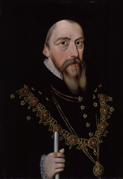William Cecil, 1. baron Burghley 1521-1598, po 1572 autorstwa Unbekannt
