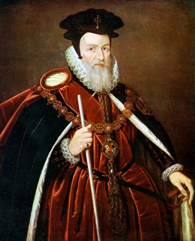 William Cecil, 1. baron Burghley, XVI wiek ok. 1905 autorstwa Unbekannt