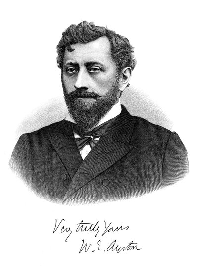 William Edward Ayrton 1847-1908, brytyjski fizyk, inżynier elektryk i wynalazca, 1892 autorstwa Unbekannt