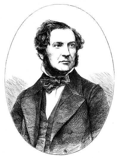 William Ewart Gladstone, brytyjski liberalny mąż stanu i premier, 1855 r autorstwa Unbekannt