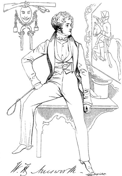William Harrison Ainsworth 1805-1882, angielski powieściopisarz historyczny, c1835 autorstwa Unbekannt