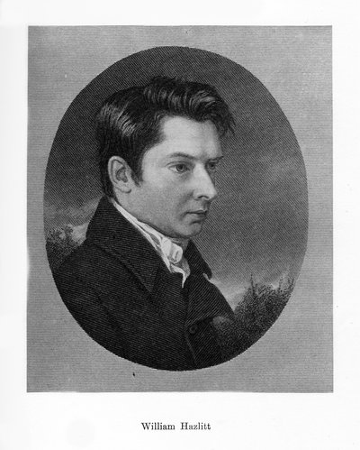 William Hazlitt, englischer Schriftsteller, 19. Jahrhundert von Unbekannt