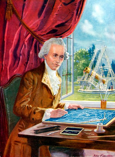 William Herschel 1738-1822 Urodzony w Niemczech angielski astronom autorstwa Unbekannt