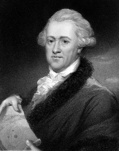 William Herschel 1738-1822, urodzony w Niemczech angielski astronom autorstwa Unbekannt
