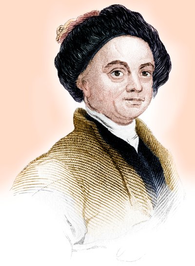 William Hogarth, XVIII-wieczny angielski malarz, grafik, satyryk i rysownik, ok. 1850 autorstwa Unbekannt