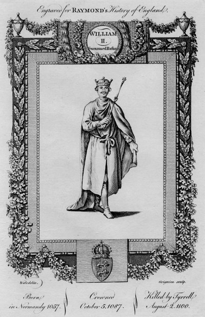 Wilhelm II. Nazwisko Rufus, c1787 autorstwa Unbekannt