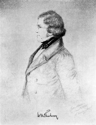 William Makepeace Thackeray, powieściopisarz anglo-indyjski, 1912 autorstwa Unbekannt