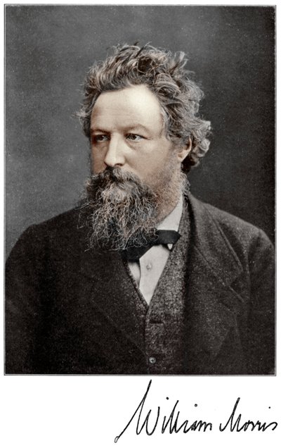 William Morris, XIX-wieczny angielski artysta, pisarz, socjalista i działacz, 1901 autorstwa Unbekannt