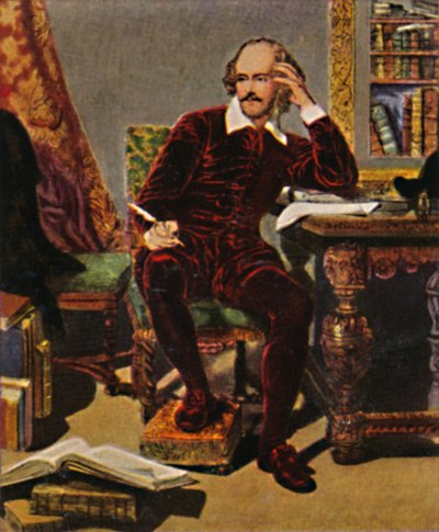 William Szekspir 1564-1616. - Obraz J. Faed, 1934. autorstwa Unbekannt