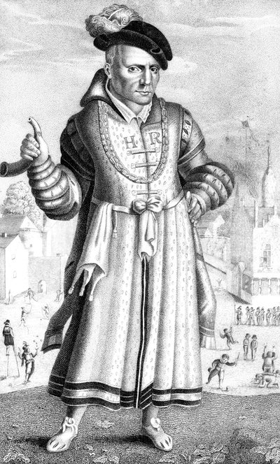 William Sommers, nadworny błazen Henryka VIII, 1825 autorstwa Unbekannt