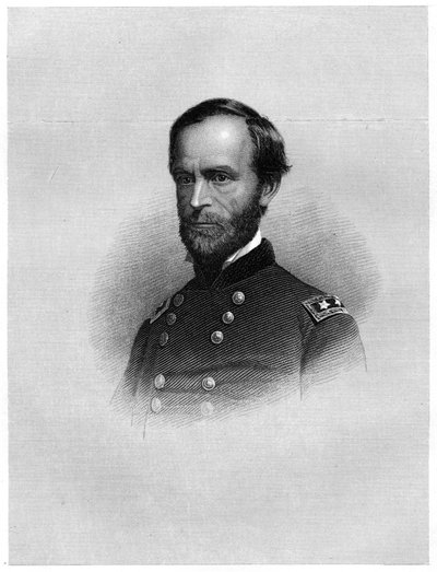 William Tecumseh Sherman, amerykański żołnierz, biznesmen, pedagog i pisarz, 1872 autorstwa Unbekannt
