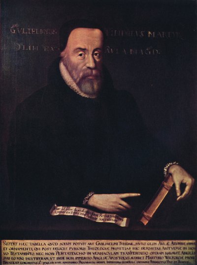 William Tyndale 1492-1536, ok. XVI w., 1947 r. autorstwa Unbekannt