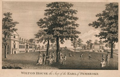 Wilton House siedziba hrabiego Pembroke, 1779. autorstwa Unbekannt