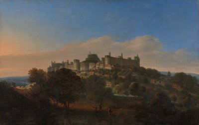 Zamek Windsor od południa, po 1681 r. autorstwa Unbekannt