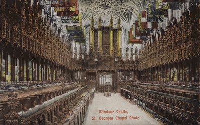 Windsor, kaplica św. Jerzego, chór (zdjęcie kolorowe) autorstwa Unbekannt