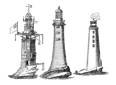 Latarnie Winstanley, Smeaton i Rudyerd, 1833 autorstwa Unbekannt