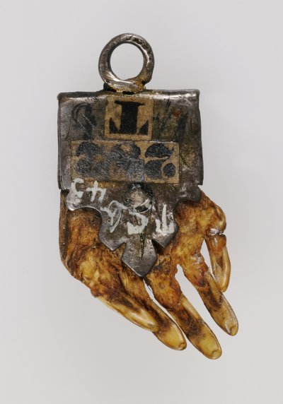 Czarownica krety łapa Mole Amulet, XVIII wiek autorstwa Unbekannt