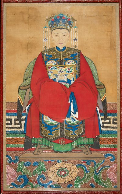 Kobieta przebrana za żonę urzędnika, XIX w., 1801 - 1900 autorstwa Unbekannt