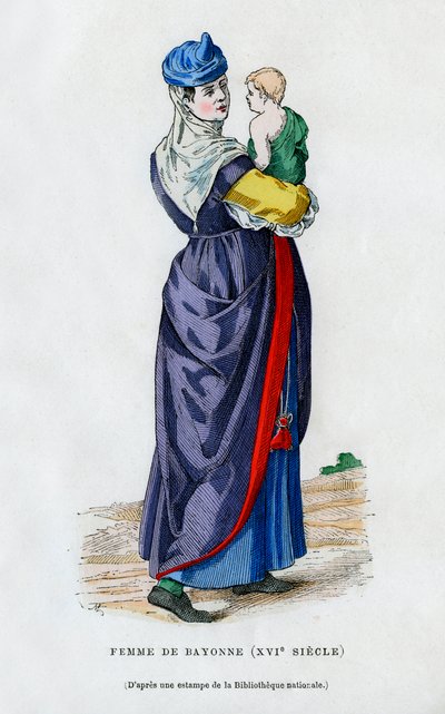 Kobieta z Bayonne, Francja, XVI wiek 1882-1884 autorstwa Unbekannt