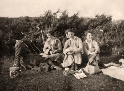 Kobiety na pikniku, XX wiek autorstwa Unbekannt