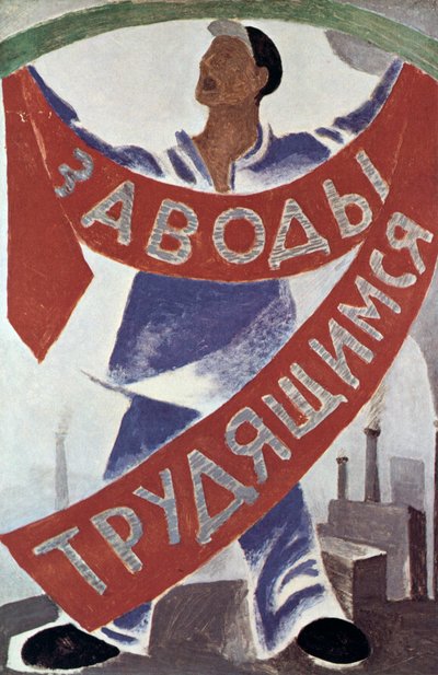 Robotnicy do fabryk, 1920 autorstwa Unbekannt