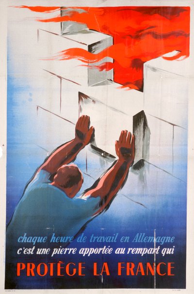 Praca w Niemczech chroni Francję, 1944 autorstwa Unbekannt