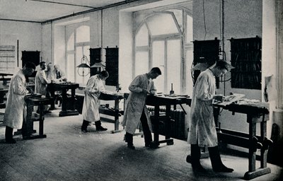 Pracownia Technikum Sztuki i Rzemiosła, Flensburg, Niemcy. c1908 autorstwa Unbekannt