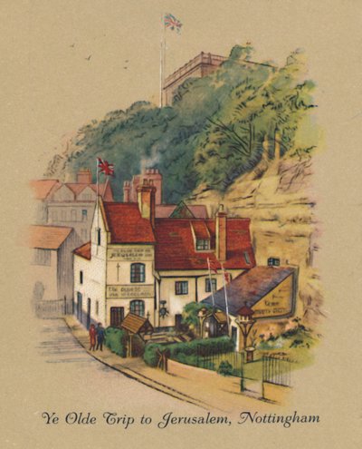Ye Olde Trip do Jerozolimy, Nottingham, 1939 autorstwa Unbekannt