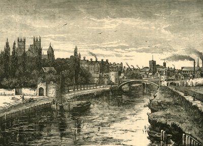 York, z Ouse, 1898. autorstwa Unbekannt