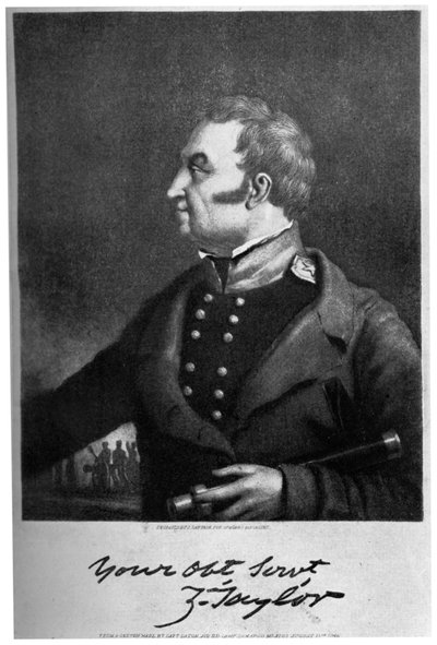 Zachary Taylor, amerykański przywódca wojskowy i polityk, c1846, 1908 autorstwa Unbekannt