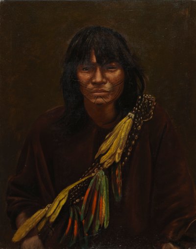 Indian Zaparo 1890-1892. autorstwa Unbekannt