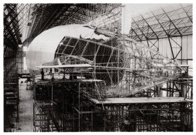 Zeppelin LZ 126 w budowie, Friedrichshafen, Niemcy, 1924 1933 autorstwa Unbekannt