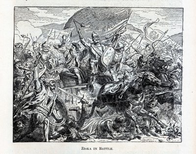 Ziska w bitwie, 1882 autorstwa Unbekannt