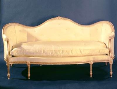 Sofa w stylu Adama, ok. 1780 (złocone drewno) autorstwa Unbekannt Unbekannt