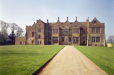 Zewnętrzny widok zamku Broughton, Oxfordshire autorstwa Unbekannt Unbekannt