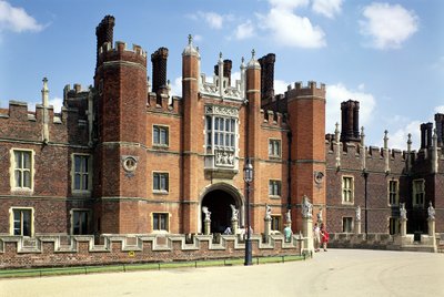 Pałac Hampton Court wiosną 14 i 1520 (H5996) autorstwa Unbekannt Unbekannt