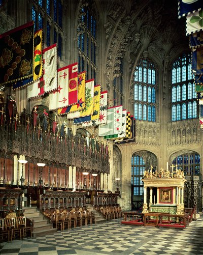 Kaplica Henryka VII Lady, rozpoczęta w 1503 , Szkoła Angielska, XVI w., Opactwo Westminsterskie, Londyn, Wielka Brytania autorstwa Unbekannt Unbekannt