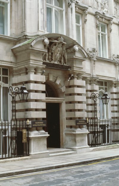 Instytut Biegłych Rewidentów, Moorgate Place, Londyn EC2 autorstwa Unbekannt Unbekannt