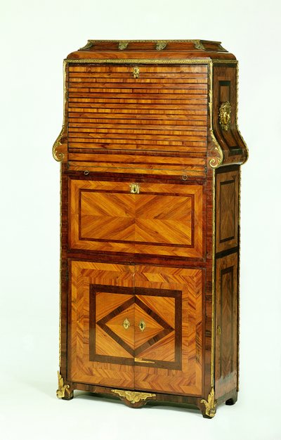 Fornirowany sekretarzyk w stylu Ludwika XV c.1740 autorstwa Unbekannt Unbekannt