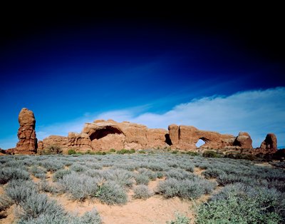 Okno północne i Park Avenue, Park Narodowy Arches, Utah (zdjęcie) autorstwa Unbekannt Unbekannt