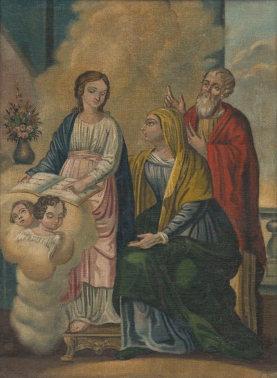 Najświętszej Maryi Panny, św. Anny, św. Joachim autorstwa Unbekannt Unbekannt